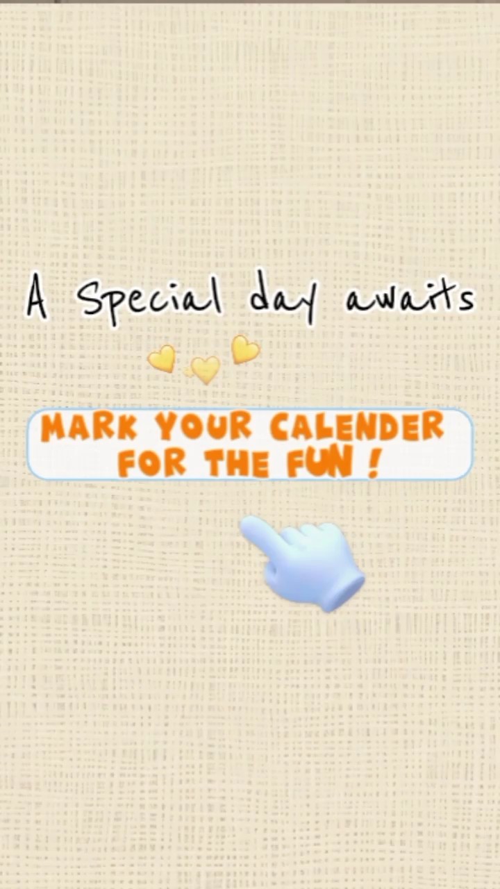 Un día especial espera