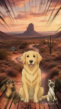 わんことにゃんこと恐竜