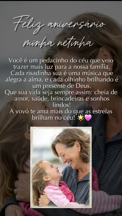 aniversário netinha 