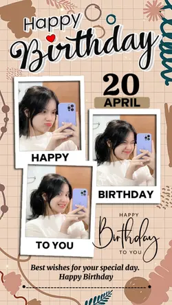 20 APRIL BIRTHDAY