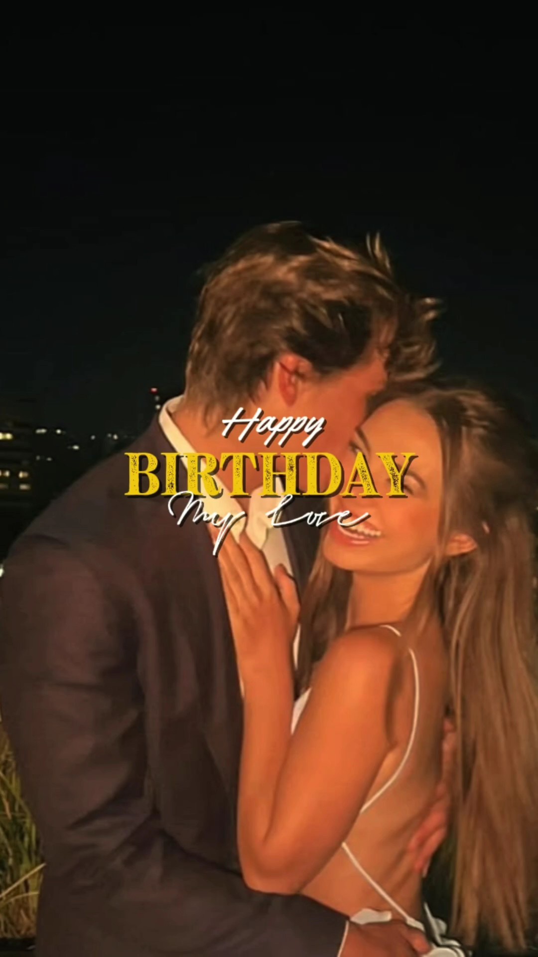 Feliz aniversário amor