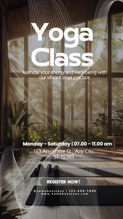 STORY : YOGA CLASS