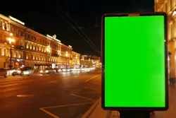 billboard green scre