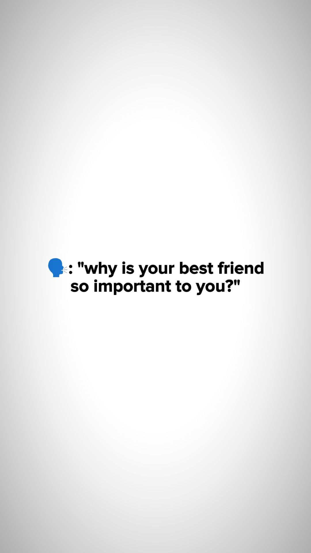 Warum ist dein bester Freund