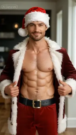 Muscular Santa