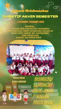 Selamat Ujian Anakku