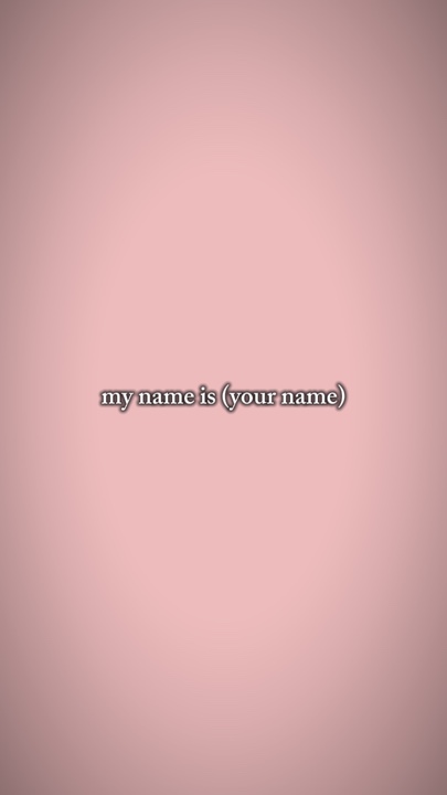 Mein Name ist...