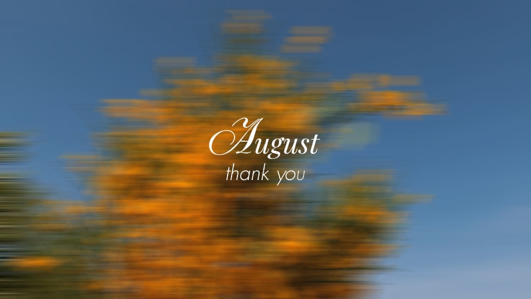 Agosto obrigado