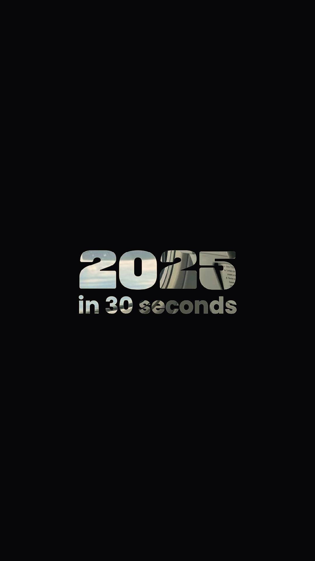 2025 en 30 secondes
