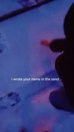 i wrote your name 