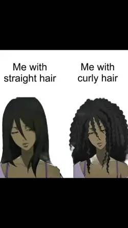 straight vs curly