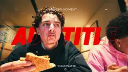 mini vlog add title