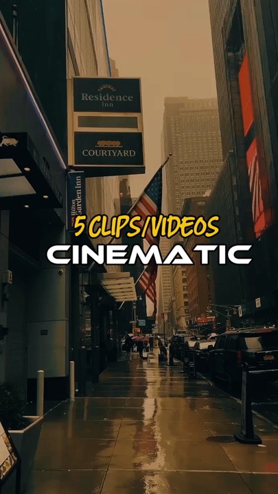 5 Clips cinematic 