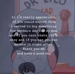 this is for my mum!