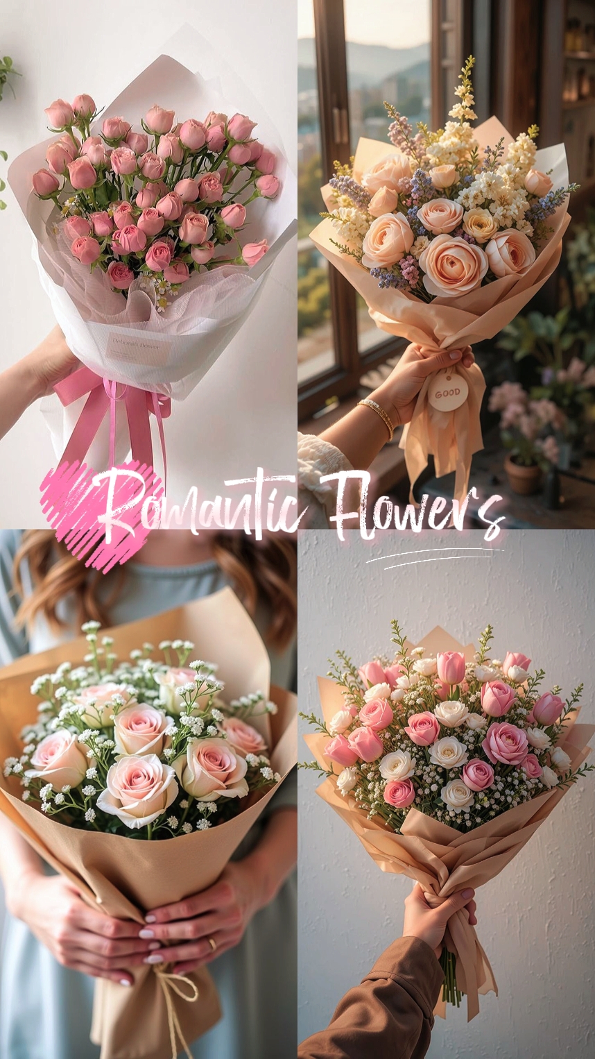 Flores románticas