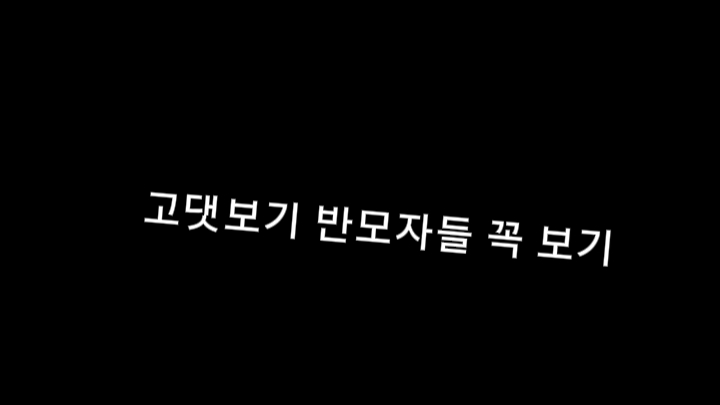 고댓보기 반모자들 꼭
