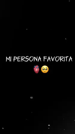Mi persona favorita 