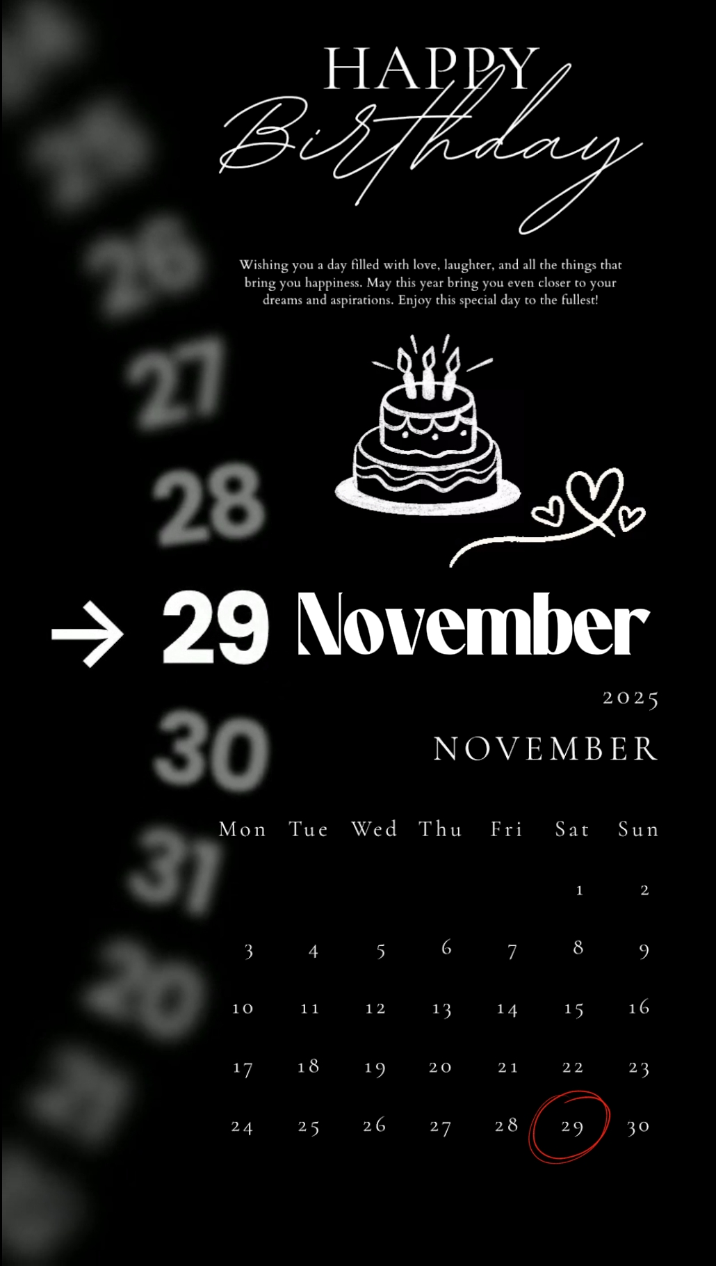 Happybirthday 29Nov