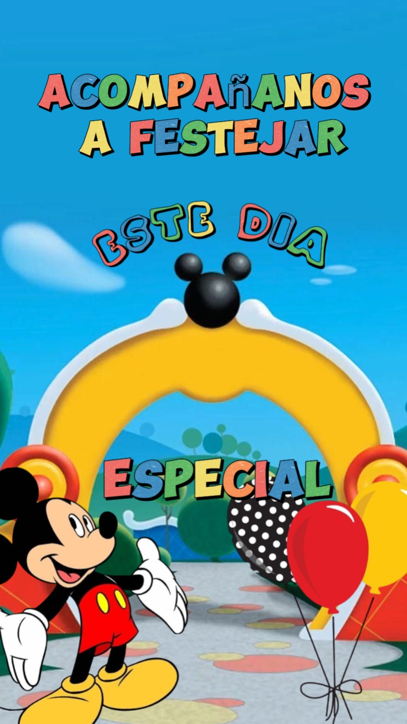 Convite Mickey