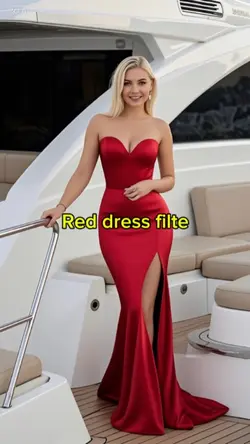 Red dress filter 