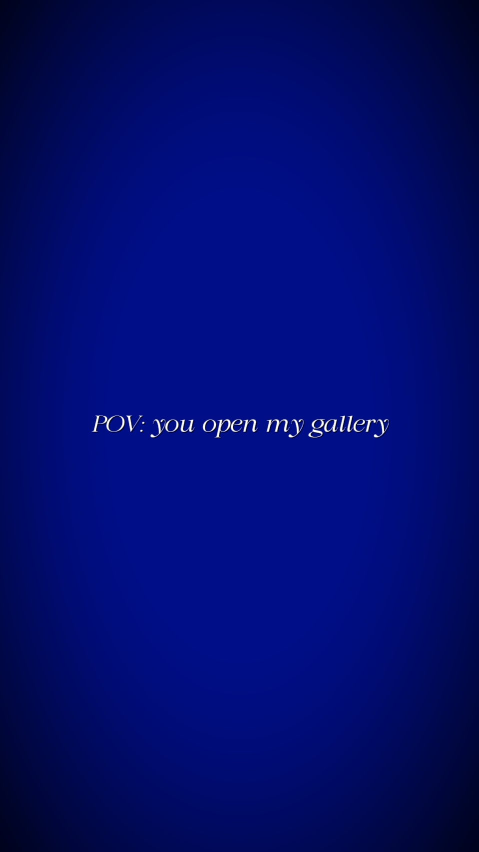 Vous ouvrez ma galerie