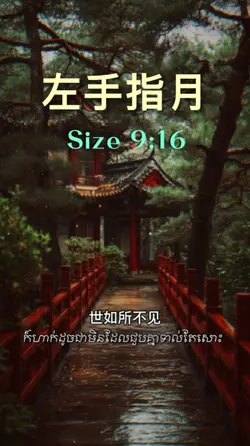左手指月