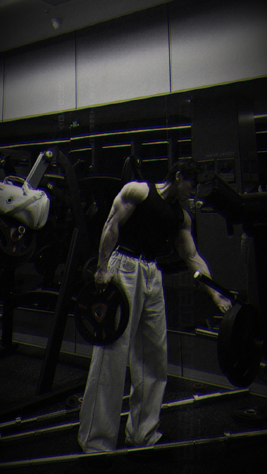 Fitnessstudio x Telefon