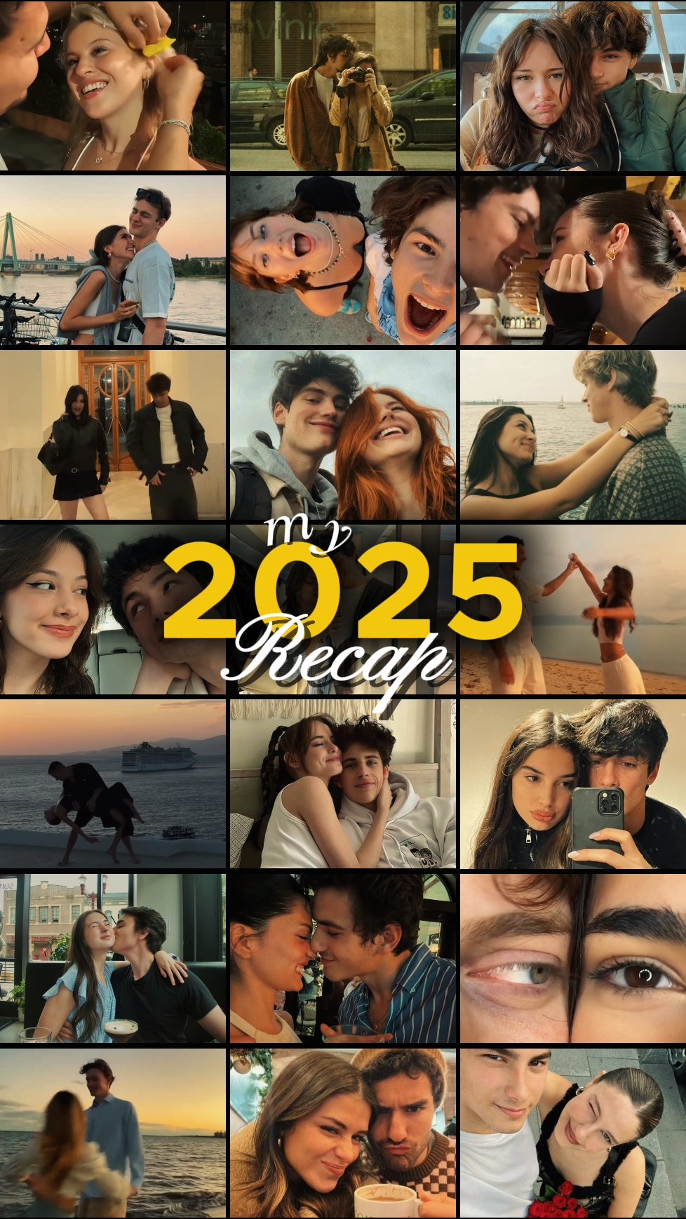 My 2025 recap grid