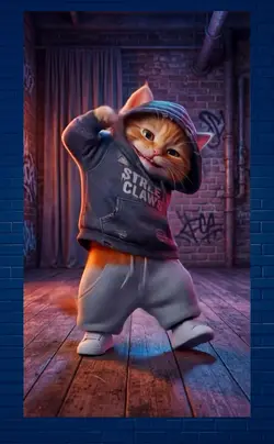 Usher dance Cat