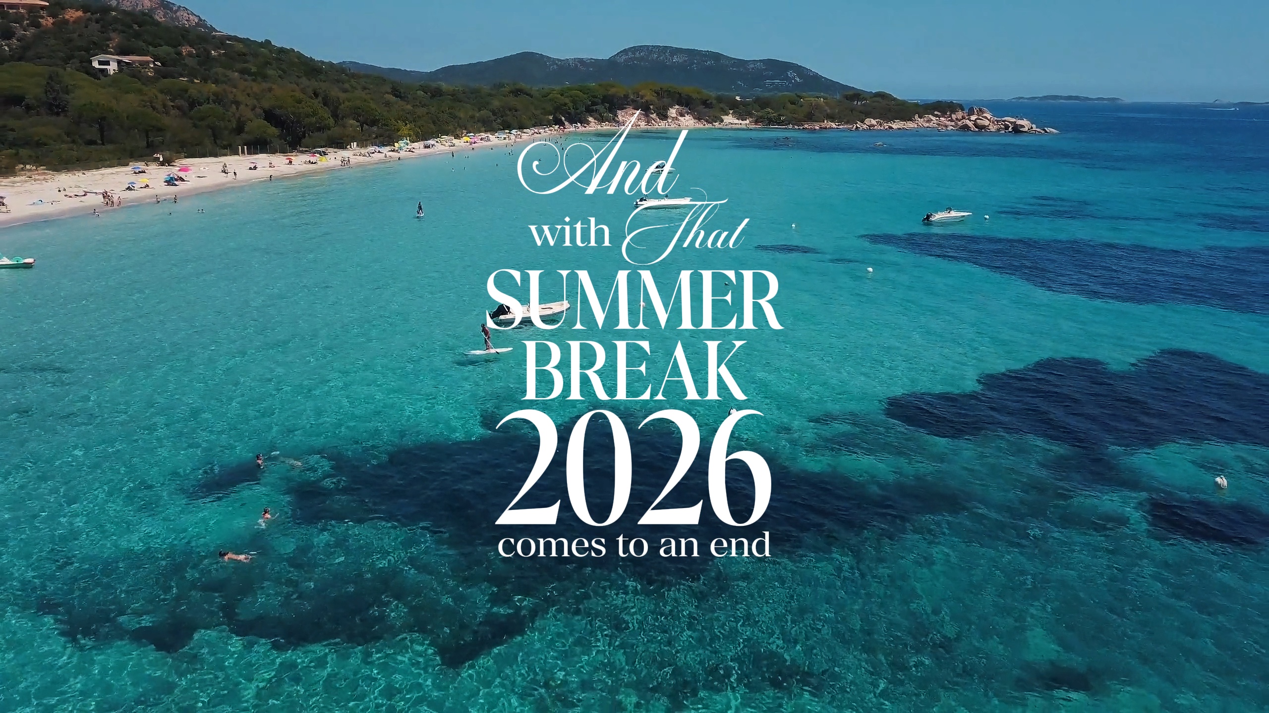 And with that summer