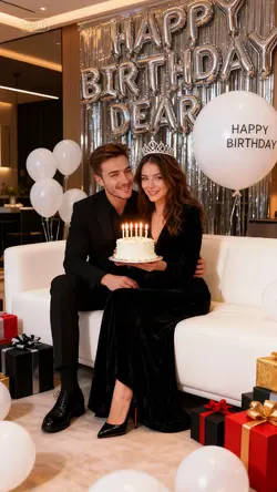 Birthday couple