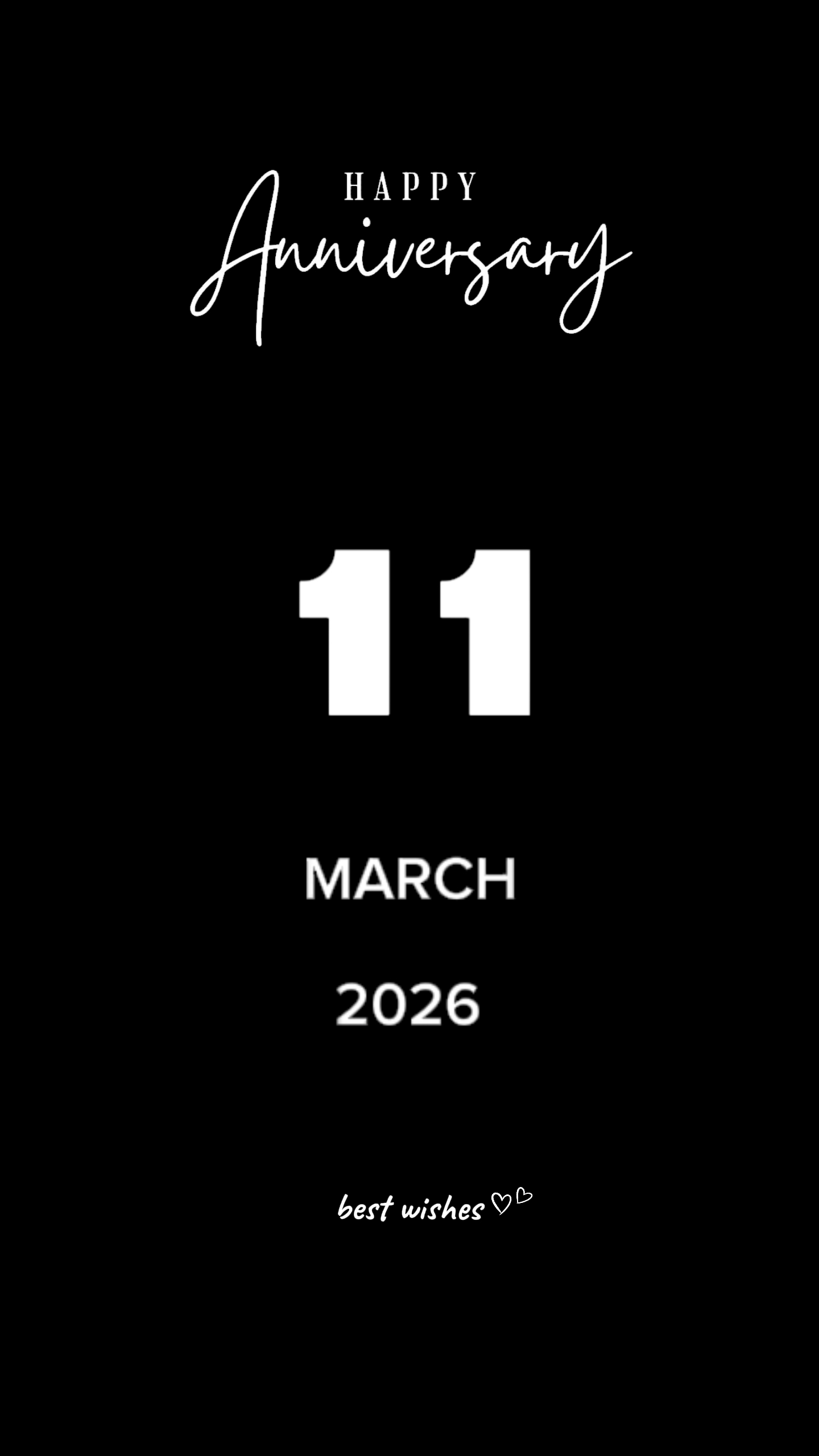ANNIVERSARY 11 MARCH