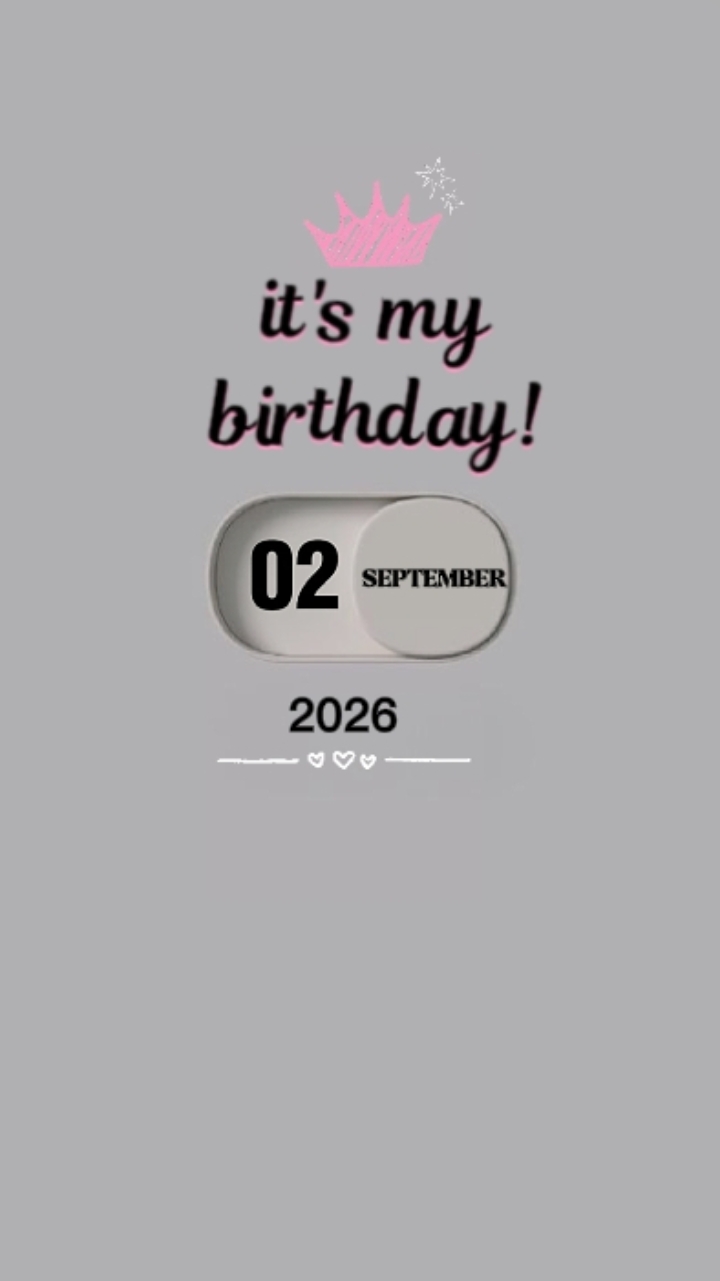 BIRTHDAY 2 SEPTEMBER