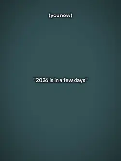2026 is in few days