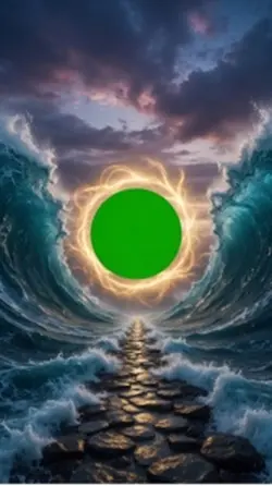 Split Sea Moon