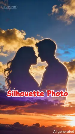 Silhouette photo