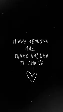 te amo VOZINHA