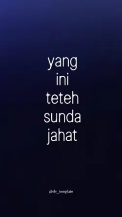 teteh sunda jahat