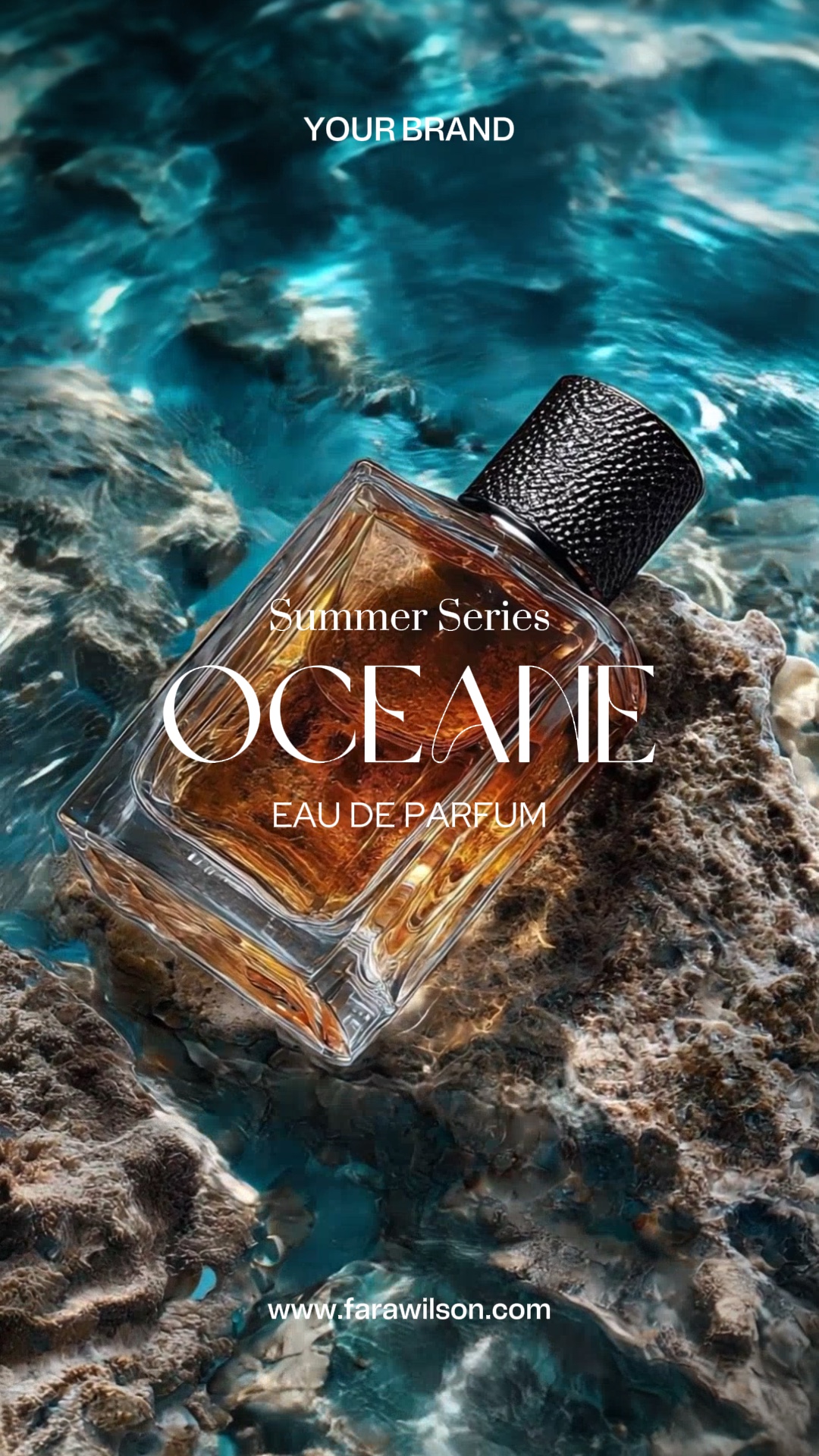 Anúncios de verão de perfume