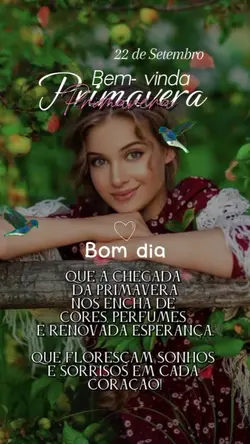 Bem-vinda Primavera