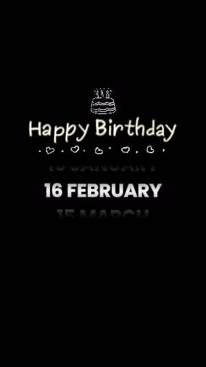 Hbd 16 DE FEVEREIRO 