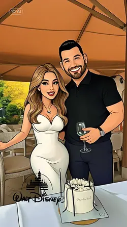 cartoon couple