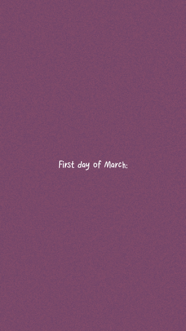March and April 