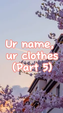 Ur name ur clothe