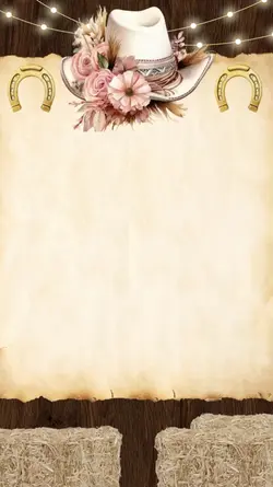 invitacion cowgirl