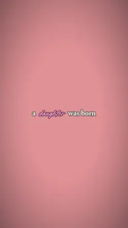 a daughter was born