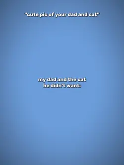 my cat and my dad