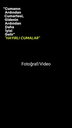 Cuma mesajı şablonu