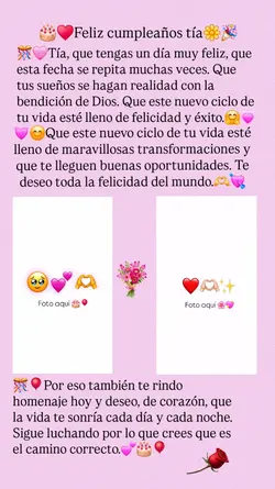 cumpleaños Tía