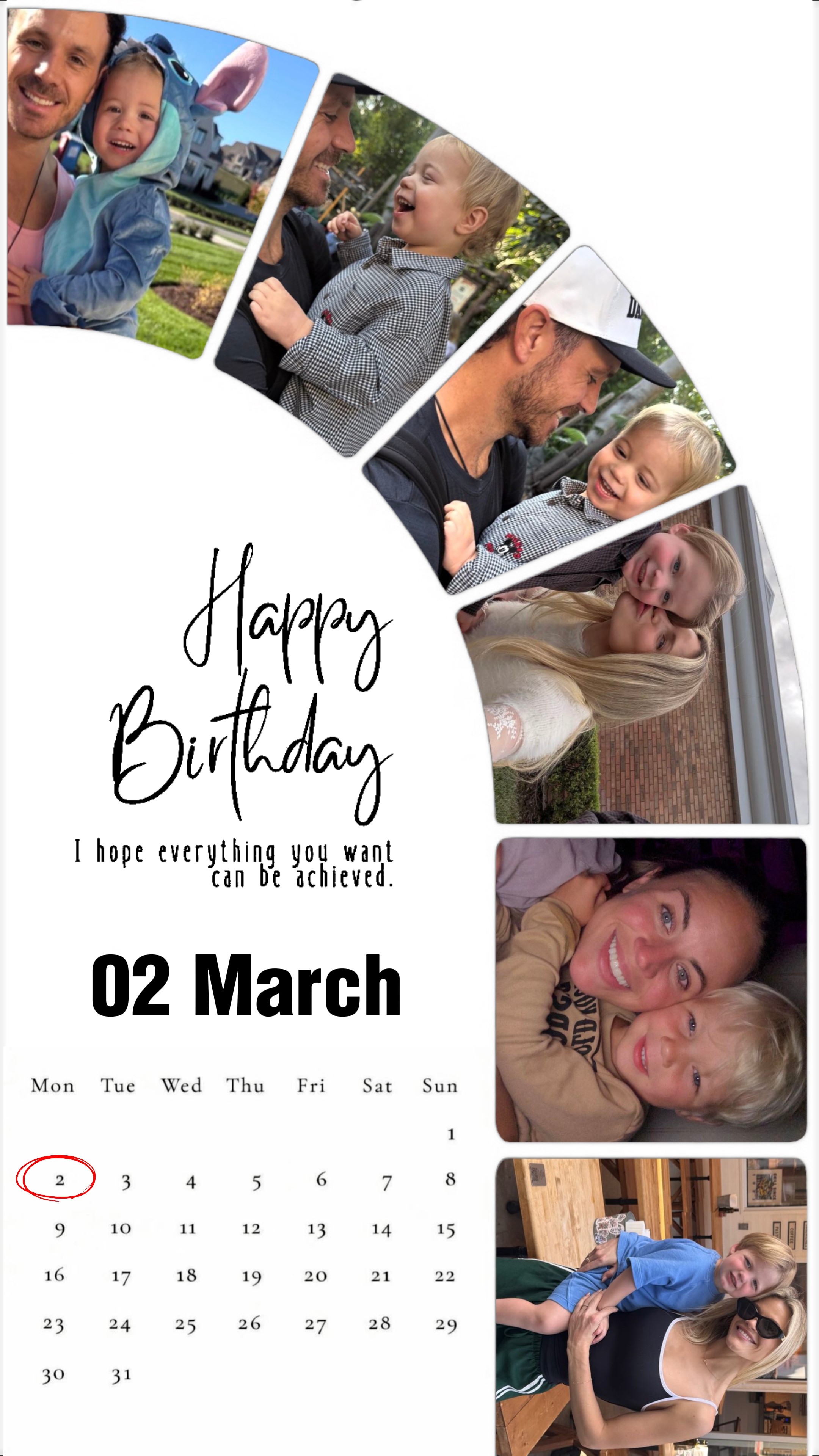 HBD SON 2 MARCH